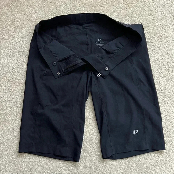 Pearl Izumi Bermuda Biking Cycling Shorts 14” Women Size Medium Black Outdoor - Picture 15 of 16